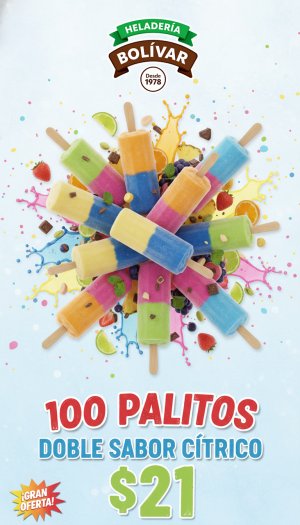COMBO 100 PALITOS