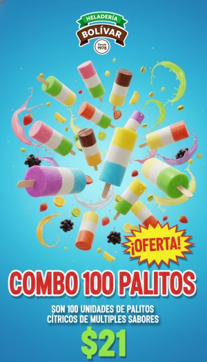 COMBO 100 PALITOS