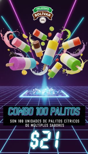 COMBO 100 PALITOS