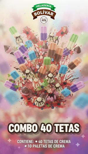COMBO 40 TETAS