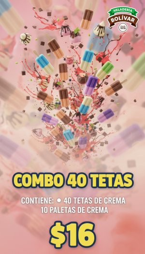 COMBO 40 TETAS