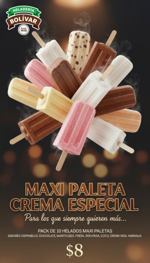 MAXIPALETA CREMA ESPECIAL